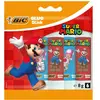 Pack de 6 batons de colle BIC Super Mario 8 g