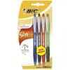 BIC® - Stylo-bille Cristal® Atlantis Soft assortis - Format spécial x5