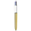 Stylo bic 4 Couleurs GOLD - BIC - Bille - Moyenne - Adulte - Mixte