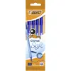 BIC Cristal Soft Stylos-Bille - Bleu, Pochette de 4