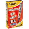 Bic - Marqueur Permanent Ogive Assorti - Boite De 4