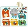 Djeco, Carte de voeux + papier à lettres, Einladungskarten-Set Superhe...