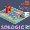 DJECO Jeu de logique Âne Rouge - Jeu de réflexion FSC 100%