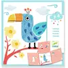 Dessin et coloriage enfant Djeco 3 pochoirs pour une image