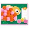 Djeco Pompomcollages-dieren en pompomcirkels - 18 maanden +