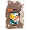 62 gommettes animaux - vert TU