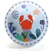 Djeco bal Fishee ball - kleurrijke speelbal zee thema Ø22 cm.
