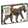 DJECO PUZZ'ART- PUZZ'ART Panther Puzzle Panthère Carton Silhouette, 37659, Multicolour, Gros 62x46.5cm