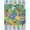 DJECO- P. Gigante 1 a 10 Jungla Jeux d'habileté, 37148, Multicolore