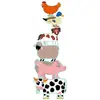 Djeco - Boerderijdieren 6in1 Legpuzzel - Honoré en zijn vriendjes