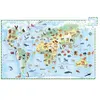 Djeco Les Animaux du Monde Puzzle 100 pcs