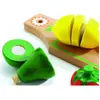 Dinette en bois Djeco Fruits et légumes à découper
