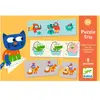 Djeco trio puzzel Grappige Verhaaltjes - 8 puzzels