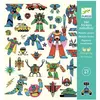 Jeu créatif Djeco Stickers Robots