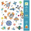 Djeco Pochette de 160 Stickers Interstellaire