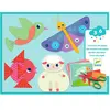 Djeco stickers voor de kleintjes Crinkle cutting