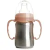 Tasse d'apprentissage - THERMOBABY - Inox - 180 ml - Pêche - Ergonomiq...