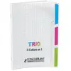 CONQUERANT CLASSIQUE Cahier 3 en 1, 170 x 220 mm, seyès