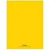 Conquerant cahier agrafe 240x320 polypro jaune 90g 48p seyes classique...