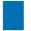 Cahier piqûre Clairefontaine 21x29,7cm, 96 pages grands carreaux, Bleu