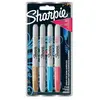 Lot de 4 marqueurs métallisés permanents Sharpie Pointe fine
