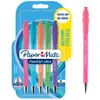 Paper Mate Flexgrip Ultra-balpennen met Retrokleuren | Medium punt (1,0 mm) | Zwarte Inkt | 5 stuks
