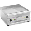 Plancha grill electrique nervuree double 60 cm 6 400 watts