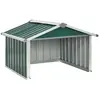 HELLOSHOP26 Abri tondeuse robot de jardin 92 x 97 x 63 cm acier galvanise vert