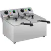 Friteuse electrique professionnelle restaurant 2 x 8 litres 230 volts
