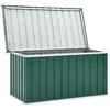 HELLOSHOP26 Coffre boîte meuble de jardin rangement 129 x 67 x 65 cm vert