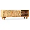 Meuble TV - Helloshop26 - Bois de manguier massif - 118 cm - Design pr...