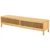 Meuble TV bambou 160 x 40 x 38 cm naturel