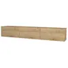 HELLOSHOP26 Meuble TV 180 x 31 x 29,5 cm effet chene
