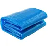 Bache solaire de piscine a bulles polyethylene 450 x 220 cm bleu