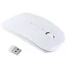 Souris pour PC PACKARD BELL USB Sans Fil Ultra Plate Universelle Capteur Optique 3 Boutons Ordinateur (BLANC)