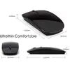 Souris pour PC ASUS USB Sans Fil Ultra Plate Universelle Capteur Optique 3 Boutons Ordinateur (NOIR)