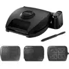 Croque, gaufrier, gaufrette LAGRANGE Premium 2 Noir G+GT+CM+spatule 01...
