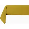 Taie traversin en coton 57 fils unie jaune mimosa jaune moutarde 85x18...
