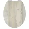 GUY LEVASSEUR CARNAC - abattant toilette mdf compressé frein de chute bois 42.5cm carnac