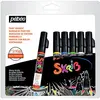 PEBEO Coffret Marqueur peinture acrylique SKRIB - Classique - 6 marque...