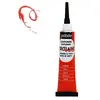 Peinture à l'eau brillante pour porcelaine - Corail - 20 ml - Pébéo