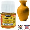 Peinture Ceramic jaune orange 45ml Pebeo