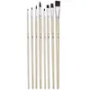 Pebeo, Pinceau, 8 Pinceaux ML plats + ronds Polybr