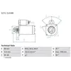 Startmotor 1831 Bosch