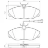 Bosch Automotive Remblokken set