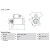 Startmotor 1653 Bosch
