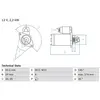 BOSCH Démarreur pour AUDI: 100, A6 & VOLKSWAGEN: LT (Ref: 0 986 018 25...