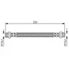 BOSCH Flexible de frein pour CITROËN: AX, Xsara, ZX & PEUGEOT: 306 (Re...