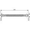 BOSCH Flexible de frein pour PEUGEOT: 309, 205 (Ref: 1 987 476 522)