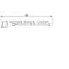 Bosch Automotive Waarschuwingscontact remvoering-/blokslijtage achter